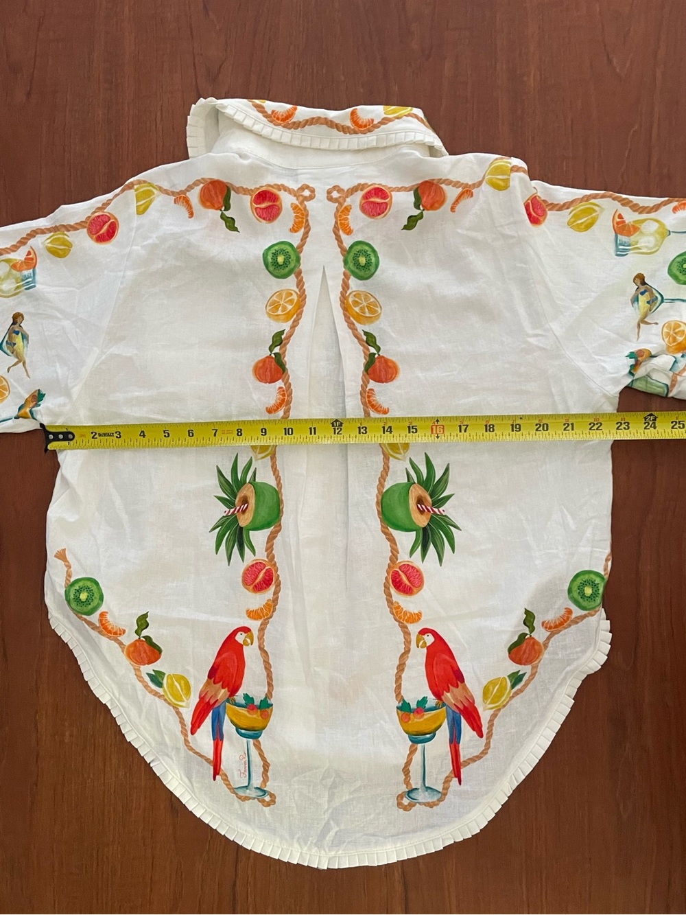 Biricutico shirt Farm Rio x Anthropologie size Large NEW - Picture 12 of 17